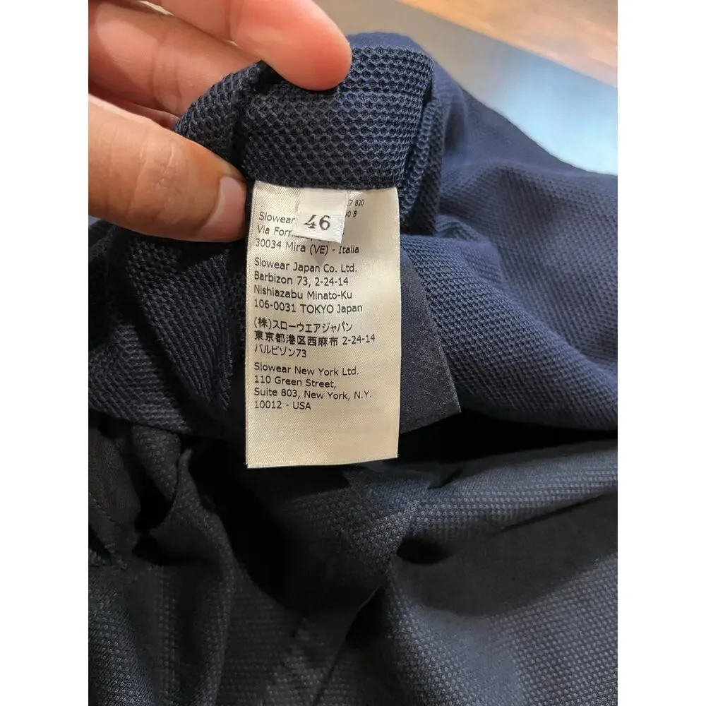 SLOWEAR - MONTEDORO JACKET / DARK BLUE / size IT46 , US 36R
